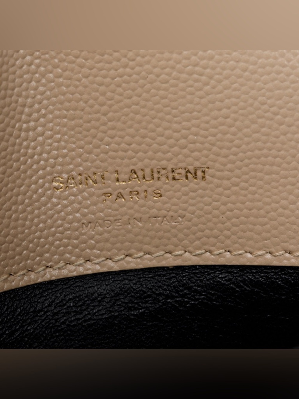 Saint Laurent Kate Belt Bag Grain De Poudre Dark Beige, brand new! - Picture 5 of 6